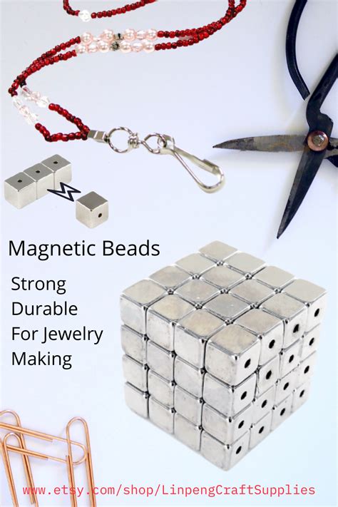 magnetic beads for jewelry making|strong magnetic beads.